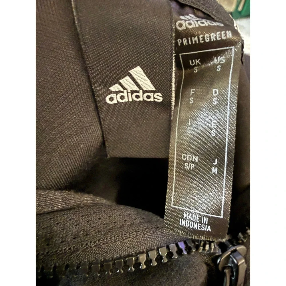Adidas USF Bulls ZNE Full Zip Hoodie Mens S Black South Florida AEROREADY Jacket